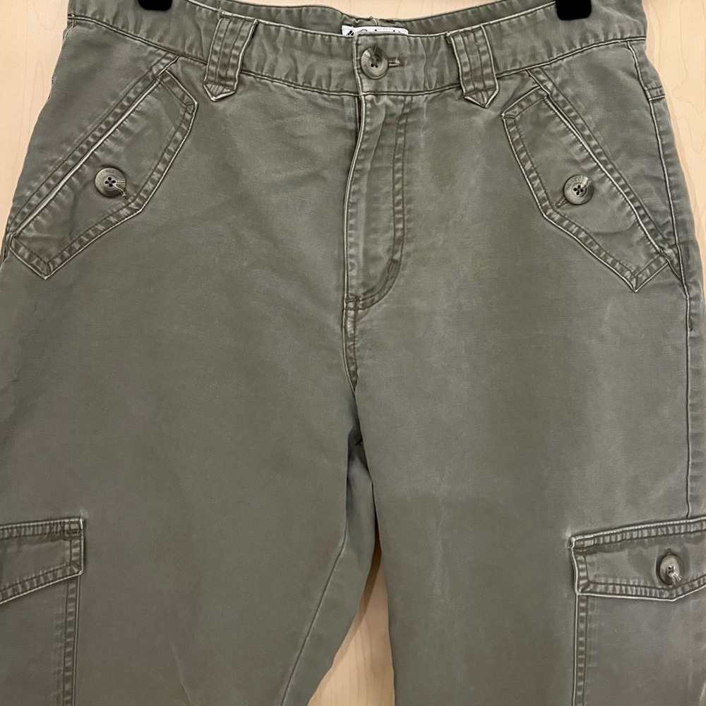 Columbia Olive Green Cargo Pants Size 12 - Picture 3 of 9